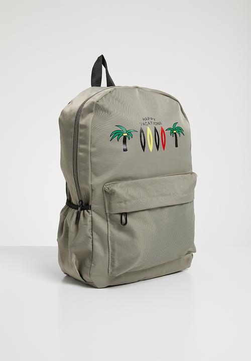 Pop Candy - Printed backpack - grey