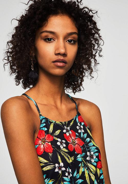 MANGO - Crisscross strappy top - multi 