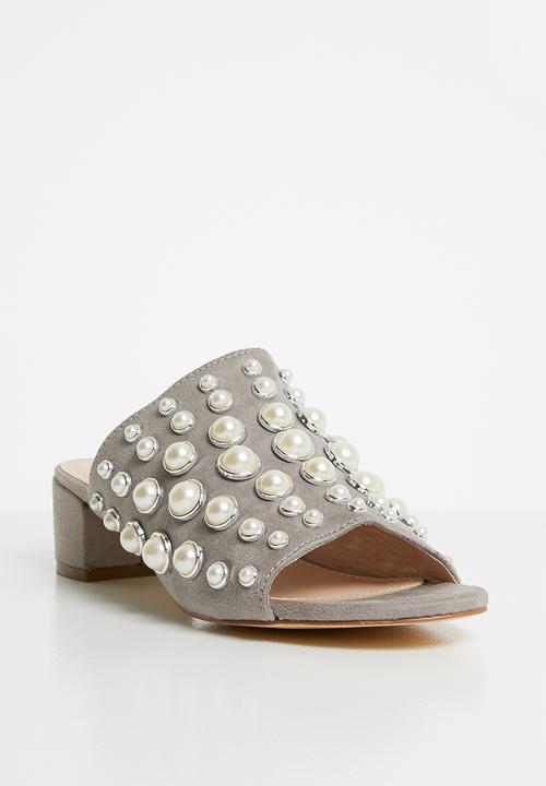 Miss Black - Rebecca heel - grey