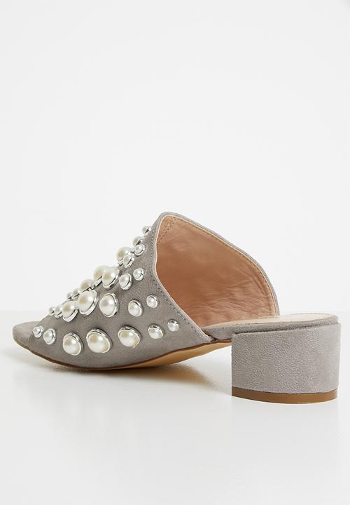 Miss Black - Rebecca heel - grey