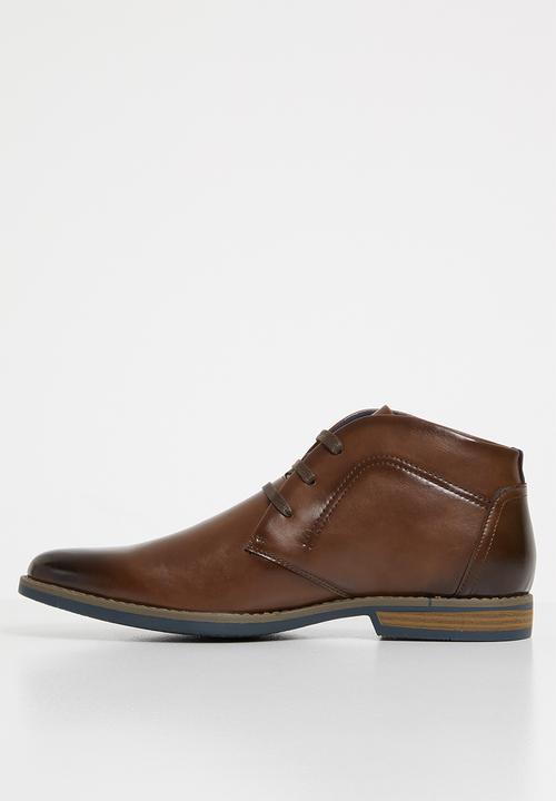 Gino Paoli - Derby lace up boots - tan