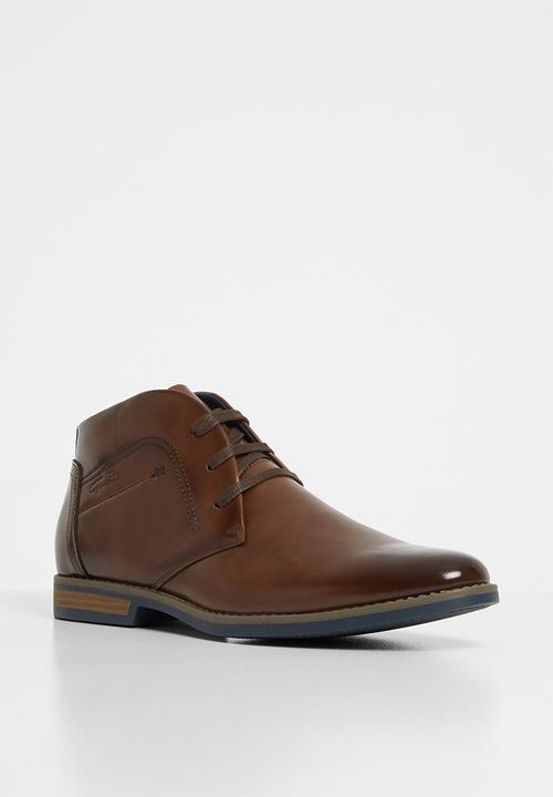 Gino Paoli - Derby lace up boots - tan