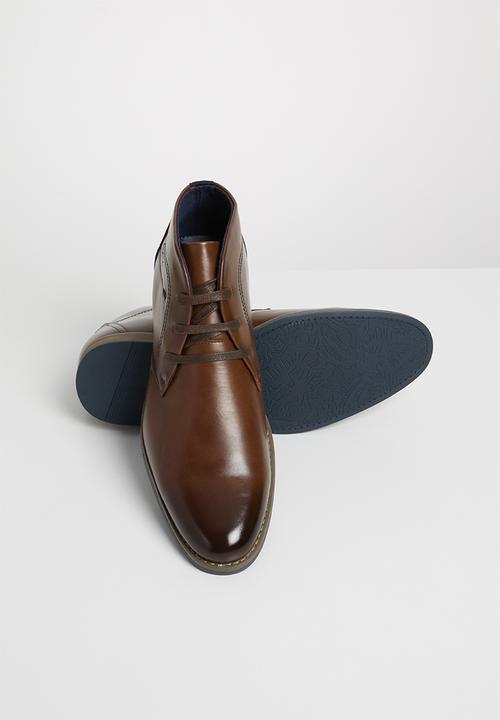 Gino Paoli - Derby lace up boots - tan