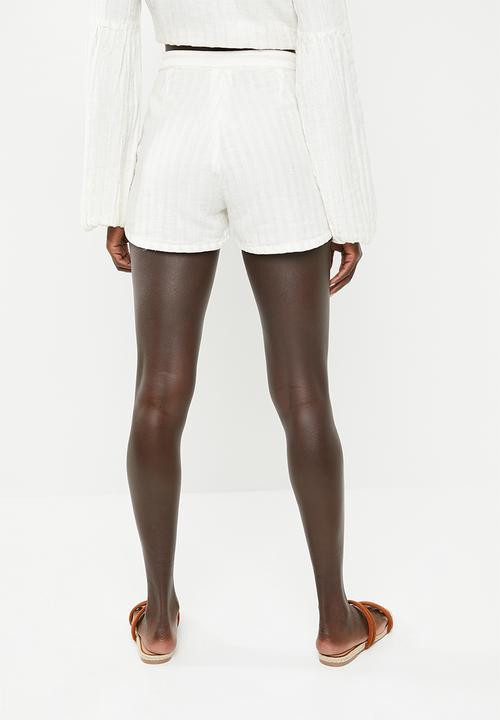 Billabong  - Sandy stripe shorts - white