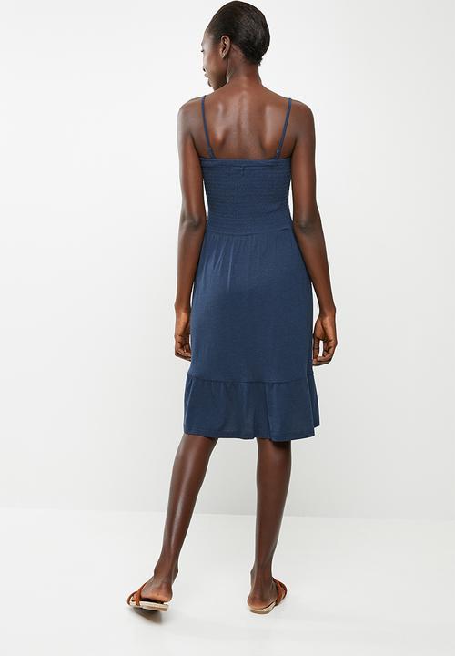edit - Multi-wear strap dress - navy