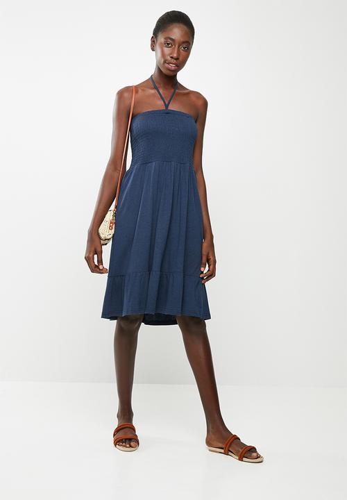 edit - Multi-wear strap dress - navy