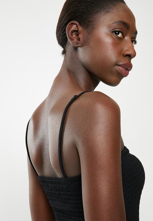 edit - Multi-wear strap dress - black