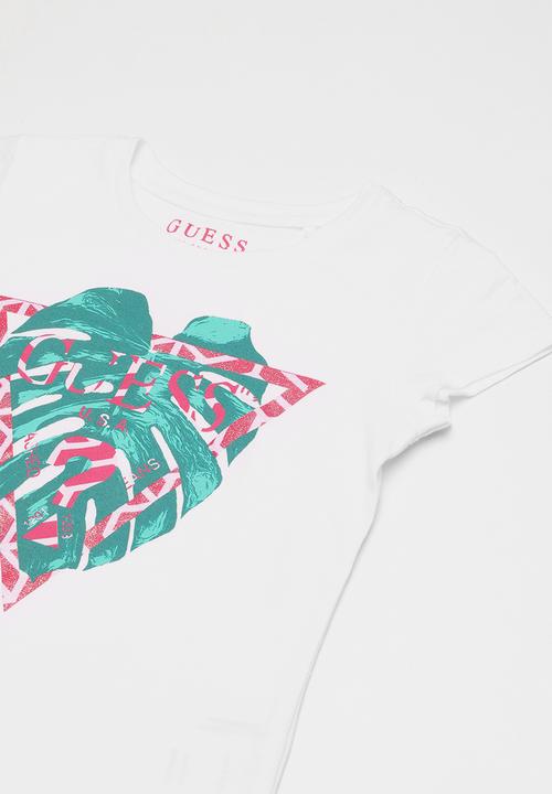GUESS - Palm leaf tee - white
