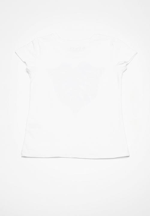 GUESS - Palm leaf tee - white