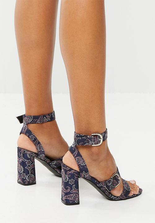Superbalist - Luna buckle detail heel - navy