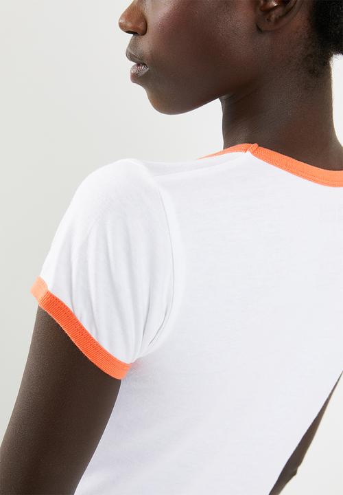 Billabong  - Lover ringer tee - white