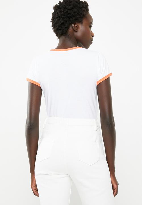 Billabong  - Lover ringer tee - white
