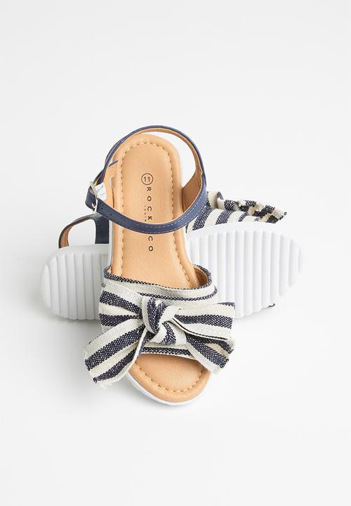Rock & Co. - Cheetara sandals - navy & cream
