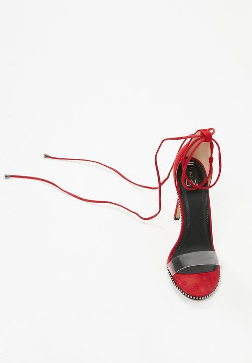 Dolce Vita - Peru ankle tie heels - red