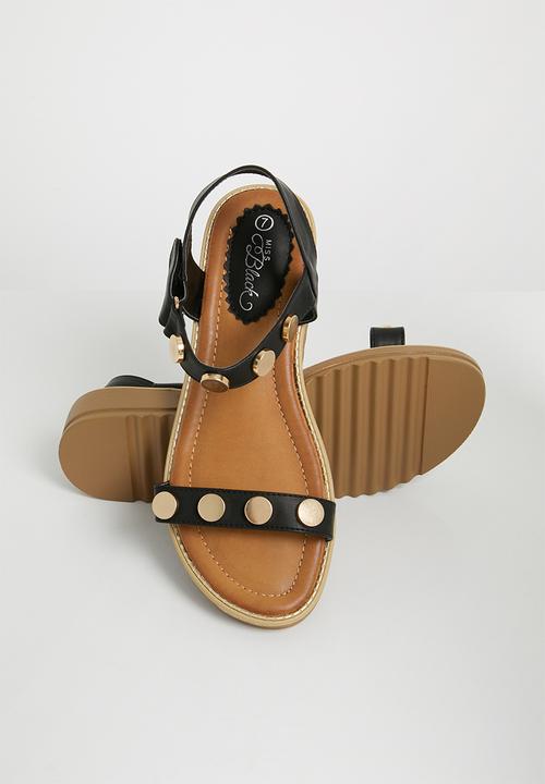 Miss Black - Pierre sandal - black
