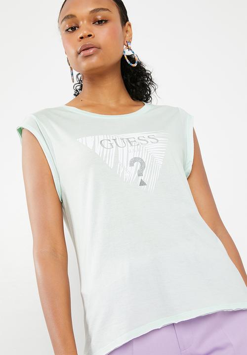 GUESS - Guess palm tree tee - blue