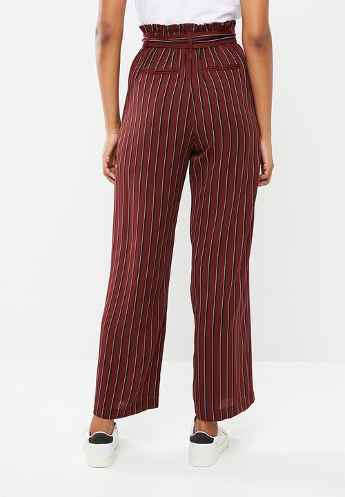 Superbalist - Wide leg paperbag pants - multi