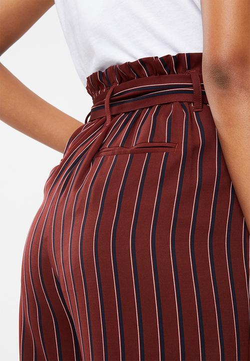 Superbalist - Wide leg paperbag pants - multi