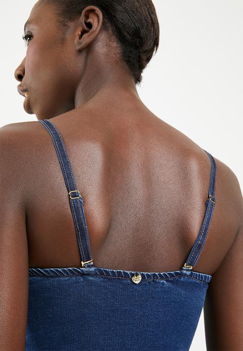 SISSY BOY - Denim bodysuit - blue