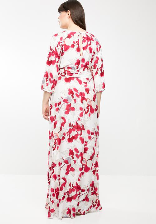 AMANDA LAIRD CHERRY - Elisa belted maxi dress - multi