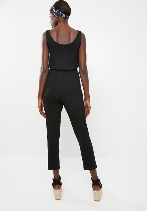 c(inch) - Easy fitting jumpsuit - black