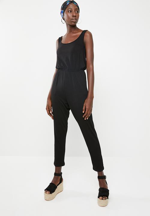 c(inch) - Easy fitting jumpsuit - black