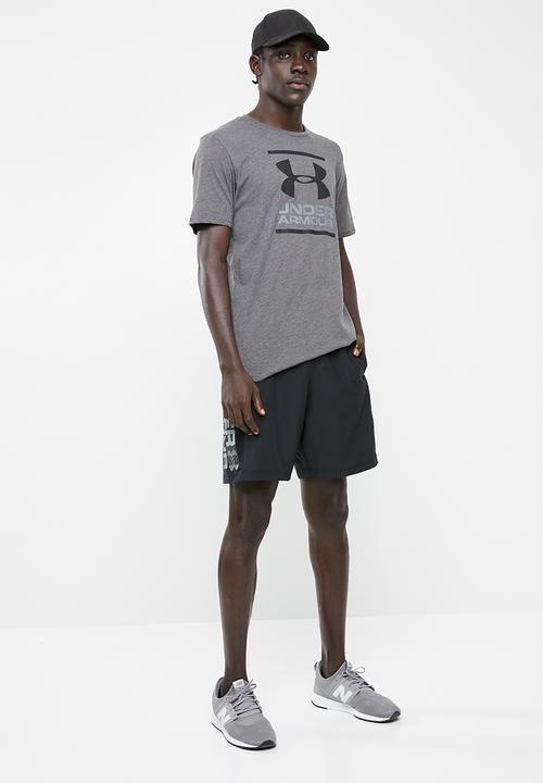 Under Armour - GL foundation T-shirt - grey & black