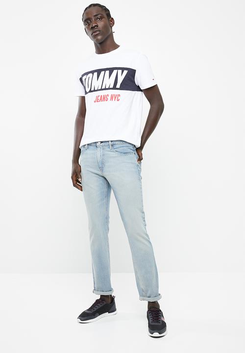 Tommy Hilfiger - Heavy logo tee - white