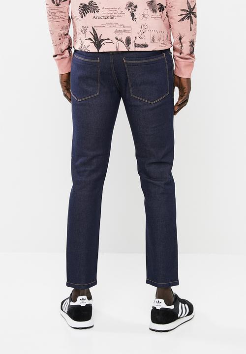 STYLE REPUBLIC - Rip and repair skinny stretch jeans - blue