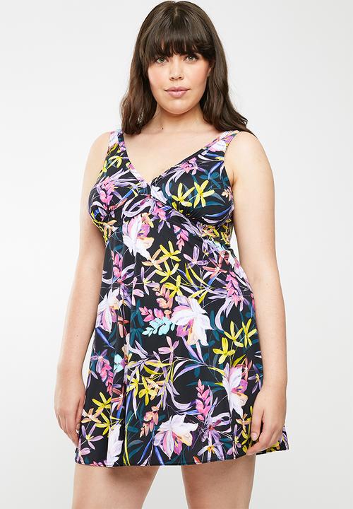 Lithe - Babydoll swim dress - multi