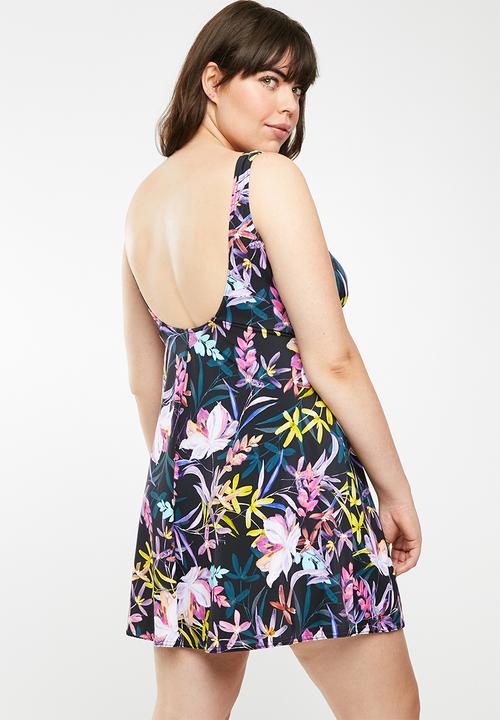 Lithe - Babydoll swim dress - multi
