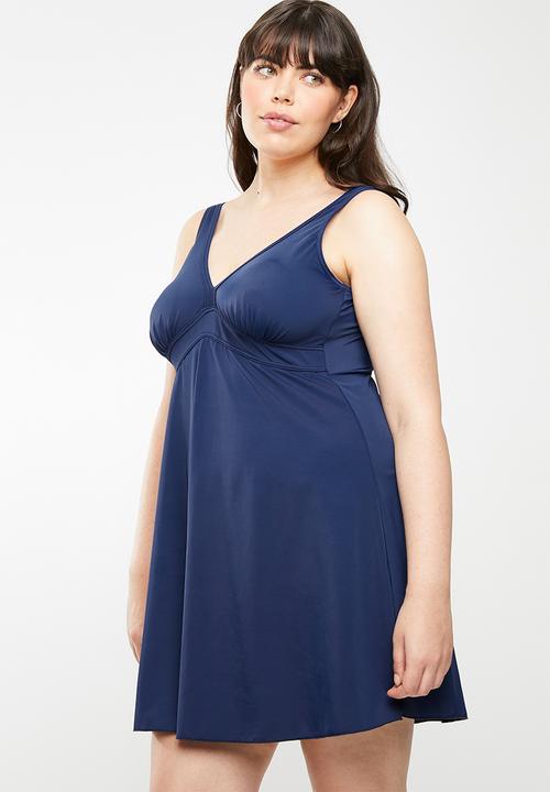 Lithe - Babydoll swim dress - navy