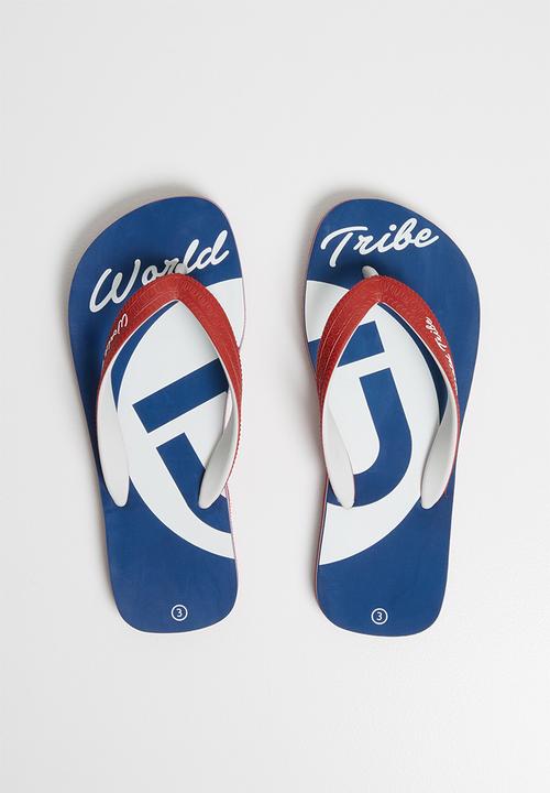 World Tribe - Baseline flip flop - blue