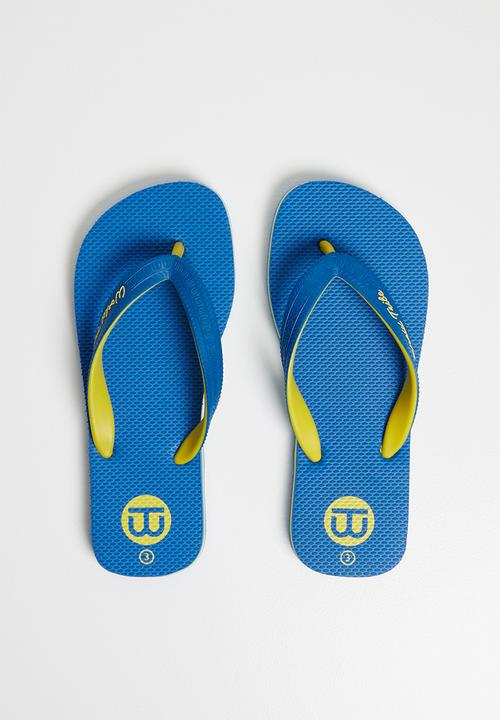 World Tribe - Ultimate boys youth flip flop - blue