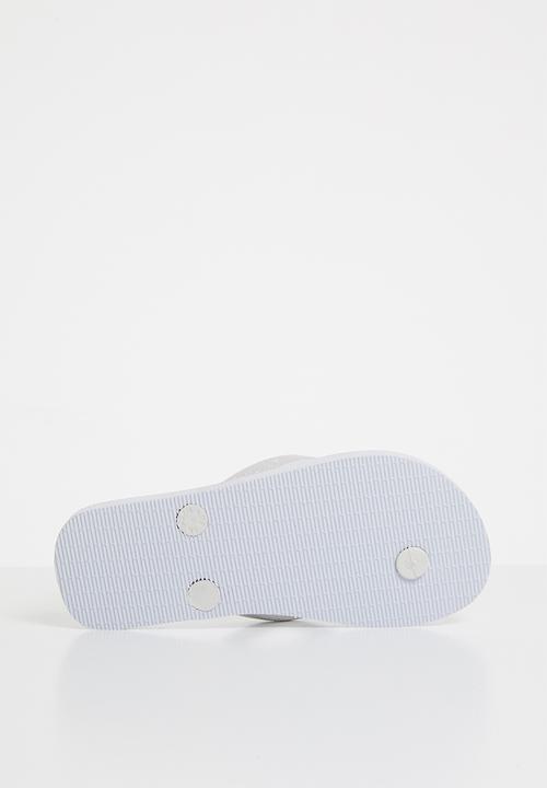 World Tribe - Little treasure flip flops - white