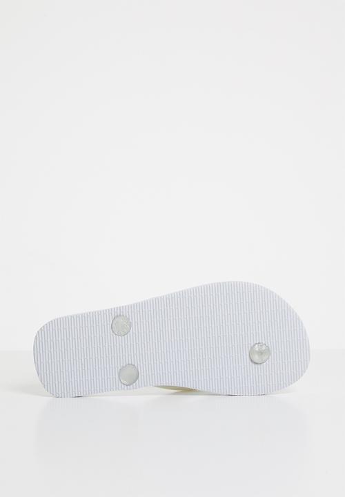 World Tribe - Mariposa flip flops - white