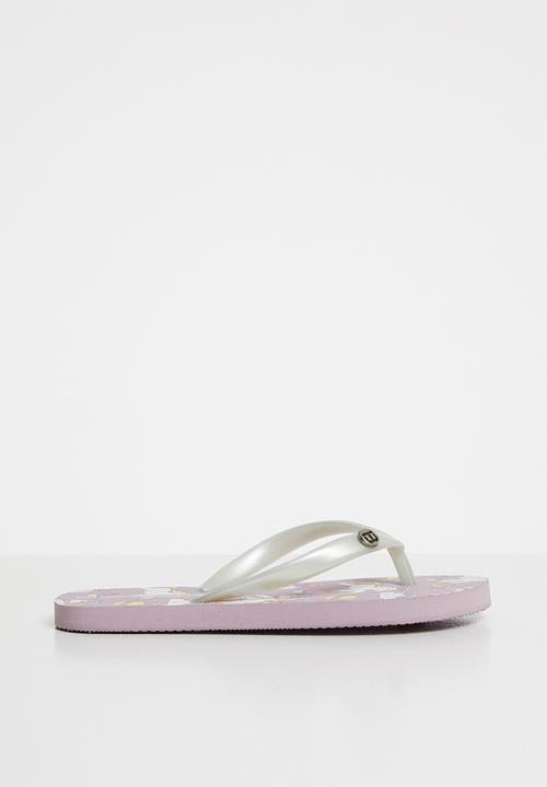 World Tribe - Starlight flip flops pale - purple