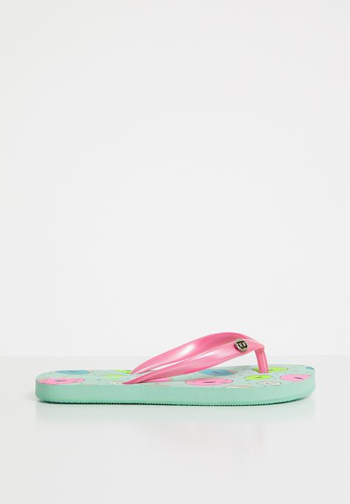 World Tribe - Tea time flip flops - multi