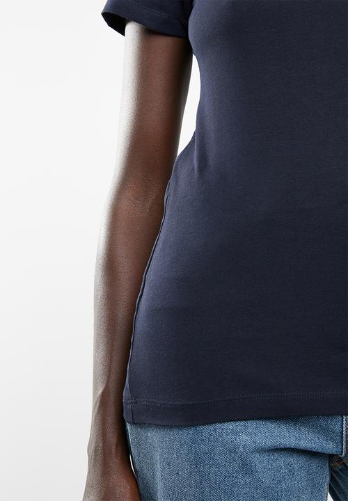 POLO - Zoe printed tee - navy