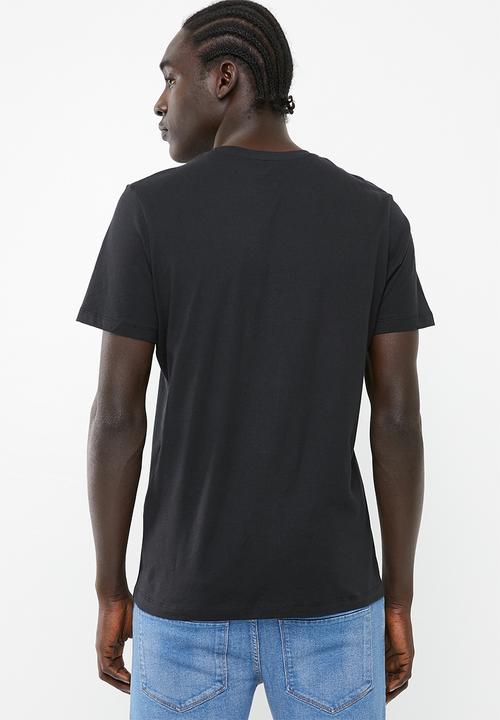 Jack & Jones - Jorsay crew neck tee - black & blue