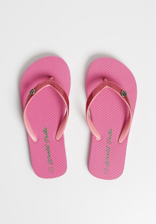 World Tribe - Little treasure flip flops - pink