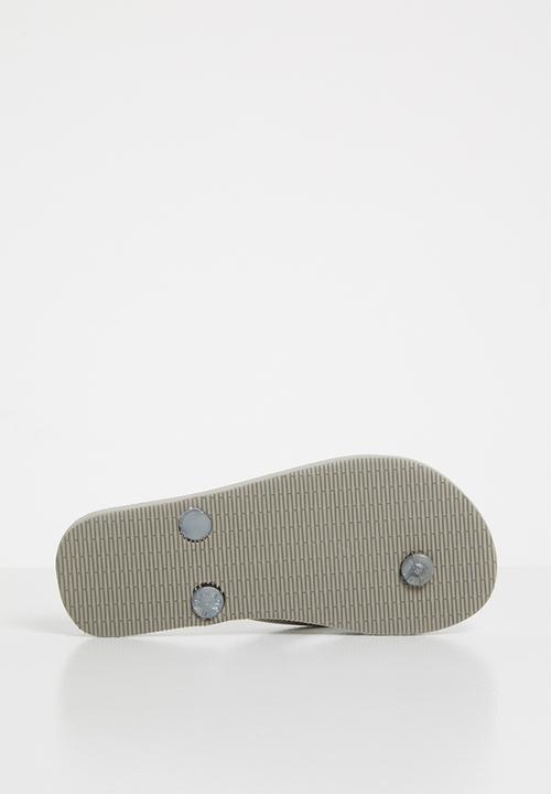 World Tribe - Little treasure flip flops - grey