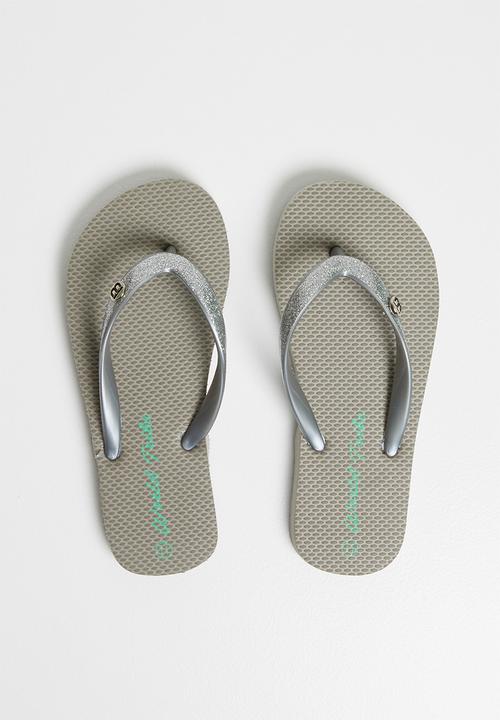World Tribe - Little treasure flip flops - grey