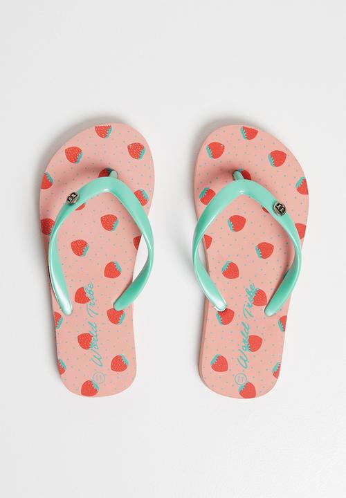 World Tribe - Berry bubbles flip flops - multi 
