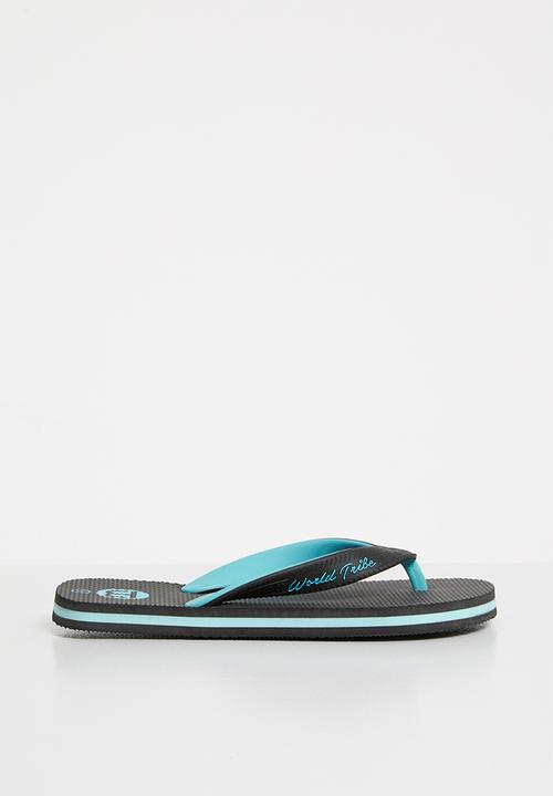 World Tribe - Ultimate junior flip flops - black