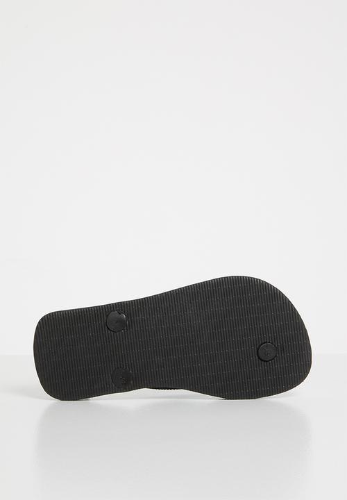 World Tribe - Trooper flip flops - black & blue 