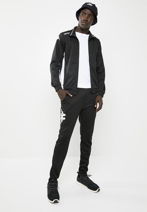 KAPPA - Ziander tracksuit - black & white 