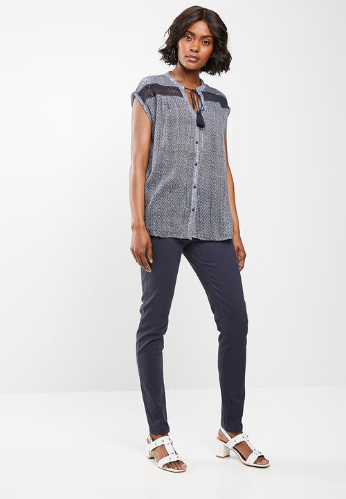 edit - Printed cami - blue