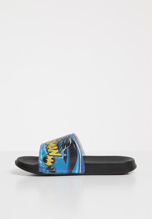 Character Fashion - Batman pool sliders - black