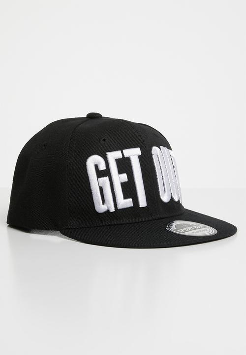 Pop Candy - Get out flat brim cap - black